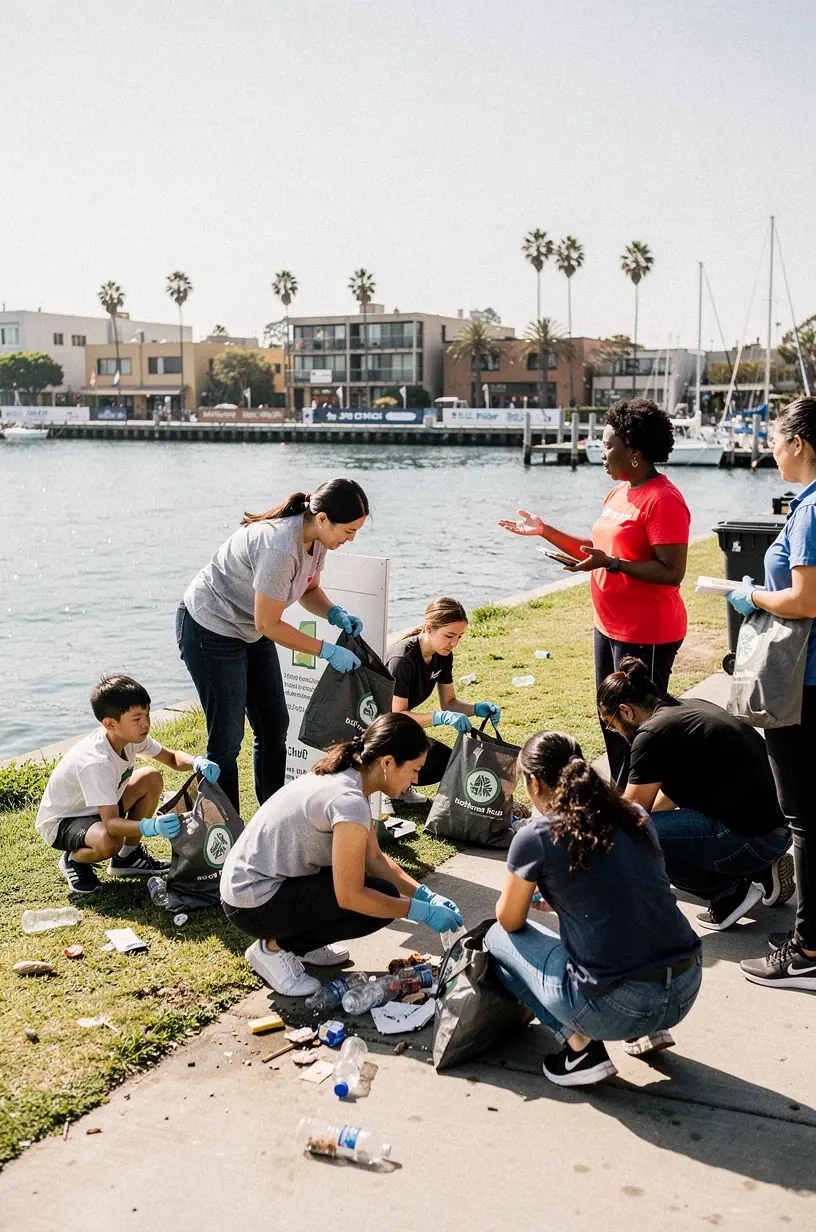 Smart waste management solutions in urban environments.